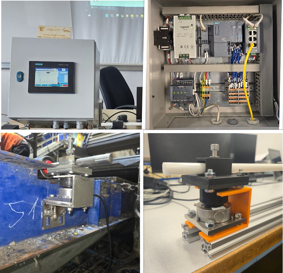 Mesure de débits sur ligne de production